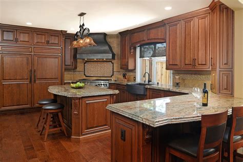 Traditional Cherry Kitchen with Rich Stain - Crystal Cabinets