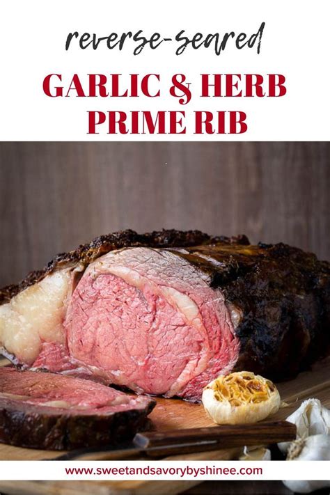 Garlic Herb Crusted Boneless Prime Rib Recipe Cooking Prime Rib