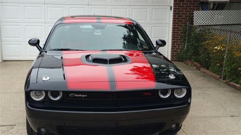 Dodge Challenger Black With Red Stripes - Explore Top 50+ Images & 3 Videos