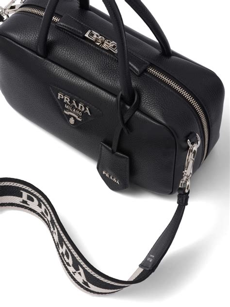 Prada Logo Lettering Top Handle Bag Farfetch