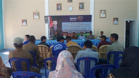 Sumsel Reses Tahap III DPRD Kabupaten Lahat Dapil IV Tahun 2023