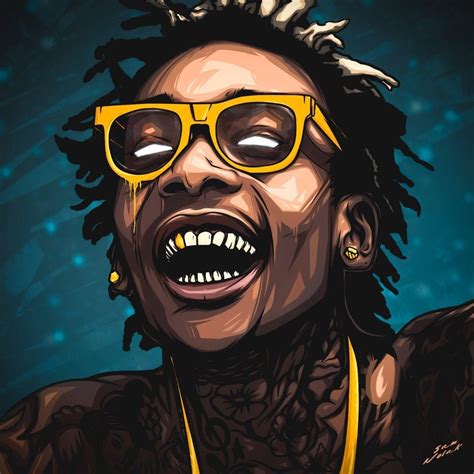 How To Draw Wiz Khalifa Cartoon Step By Step