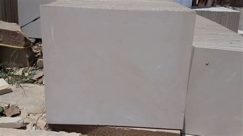 Unpolished Dholpur Beige Sandstone Gangsaw Finish Slab For Walls At Rs