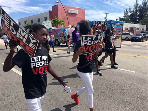 ‘a Joyous Day Ahead As 14 Million Florida Ex Felons Have Voting