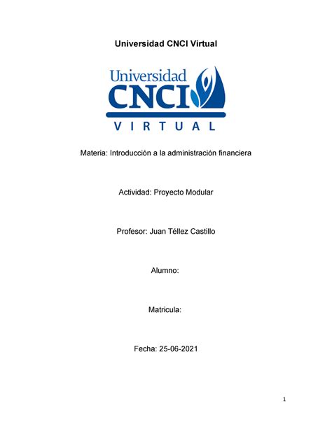 Proyecto Modular Universidad CNCI Virtual Materia Introducción a la