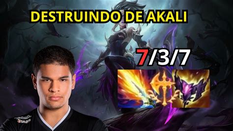 Ayel De Akali Contra Ryze No Top YouTube