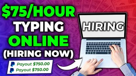 75hour With Easy Typing Jobs Hiring Now Get Paid To Type Online Online Typing Jobs 2024