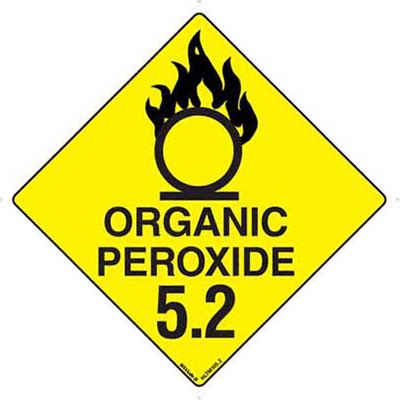 Hazchem Organic Peroxide Sign Accumax Global