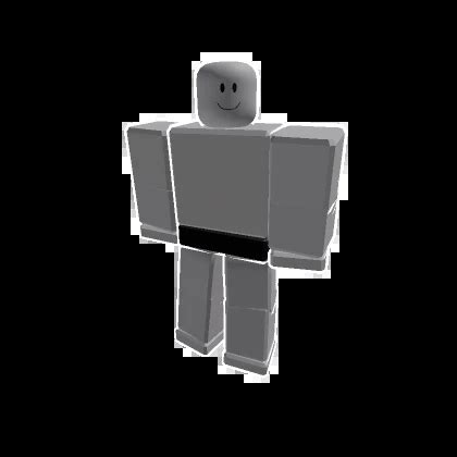 White R15 Blocky Outline Avatar - Roblox