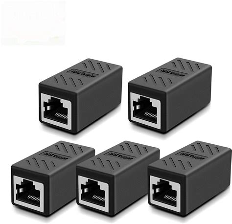 Rj45 Coupler Network Coupler Ethernet Connectors Hielded In Line Coupler For Cat7