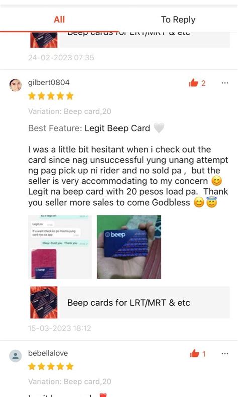 Beep Card With Load On Carousell