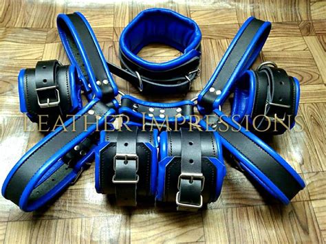 Genuine Leather Bulldog Harness Mens Leather H Harness Etsy