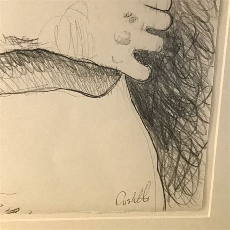 Michael Costello Signed Nude Drawing