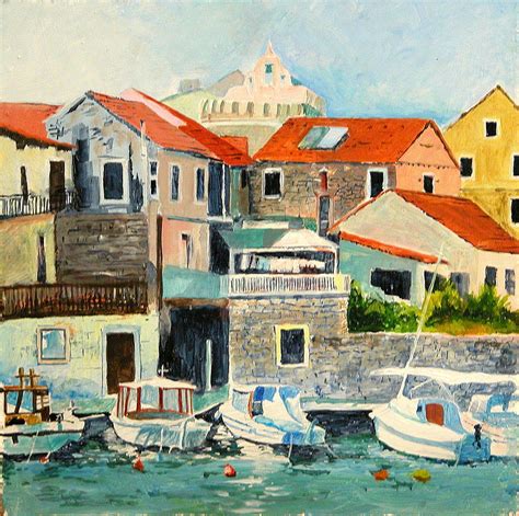 Brac Croatia Painting By Tricia Poulosleonard