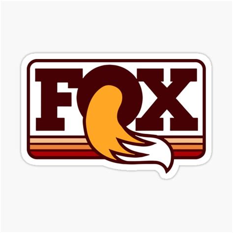 "fox racing vintage logo" Sticker by clare-inc | Redbubble