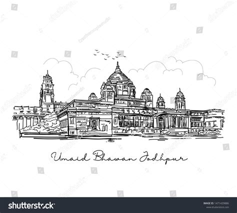 Umaid bhawan palace jodhpur Stock Illustrations, Images & Vectors | Shutterstock