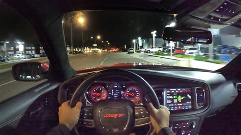 2021 Dodge Charger Srt Hellcat Redeye Widebody Pov Night Drive 3d Audio Asmr Youtube