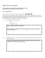 MBF3C Lesson 4 Assignment Docx Docx MBF3C Lesson 4 Lesson Assignment