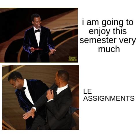 Just Stop With The Assignments Ffs R Collegememes