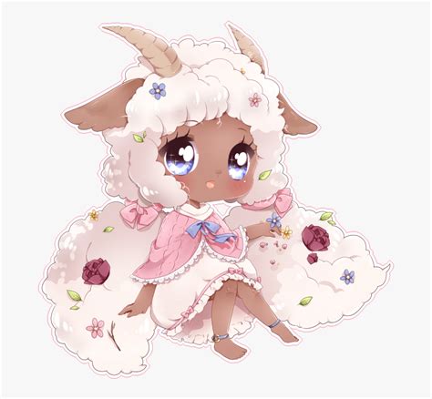 Chibi Black Girl Sheep Hd Png Download Transparent Png Image Pngitem