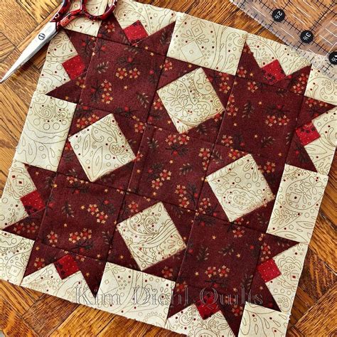 Kim Diehl On Instagram “classic “corner Star” Patchwork Block With A Tiny Added Twist