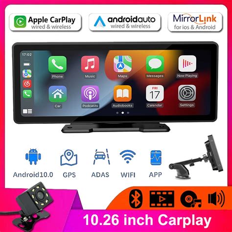 Reproductor Multimedia Inal Mbrico Para Coche Pantalla T Ctil Port Til