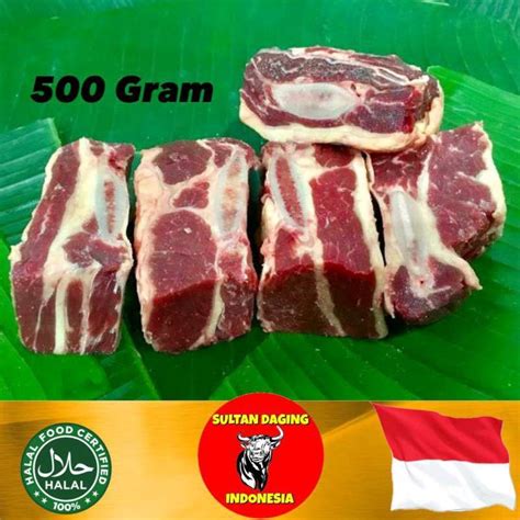 Promo Iga Bakar Sapi Super Shortribs 500 Gram Lokal Dari Indonesia Iga