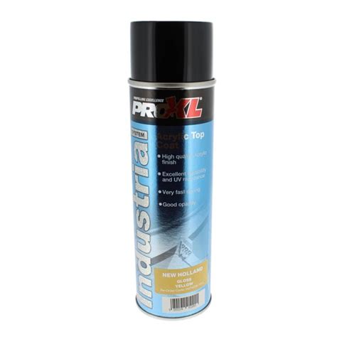 Proxl Industrial Acrylic Topcoat Aerosol New Holland Yellow Ml