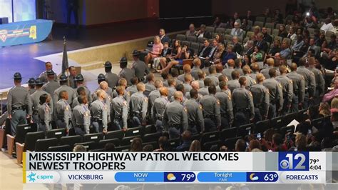 Mississippi Highway Patrol Welcomes New Troopers YouTube