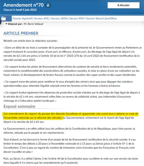 François Malaussena on Twitter Tous les amendements à l article 1 ont