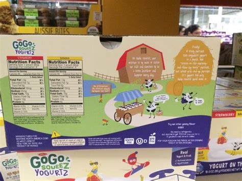 Costco 1059110 Gogo Squeez Yogurt Variety Box Costco Chaser