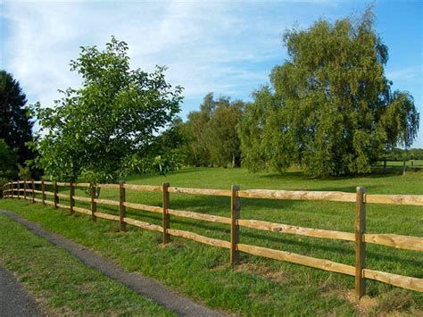 Heavy Post And Rail Fencing Jacksons Fencing