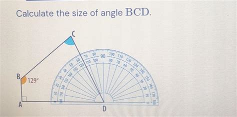 B Bookwork Code Calculate The Size Of Angle Bcd A Of