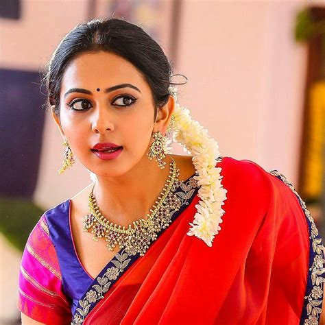 Rakul Preet Singh Saree Photo From Rarandoi Veduka Chuddam