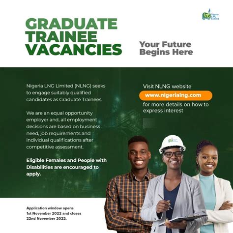 Nigeria LNG GRADUATE TRAINEE VACANCIES