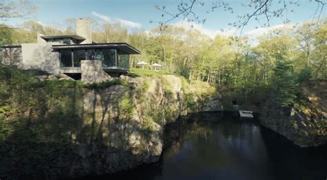 Inside A Mansion Built On The Edge Of An Abandoned Quarry Unique