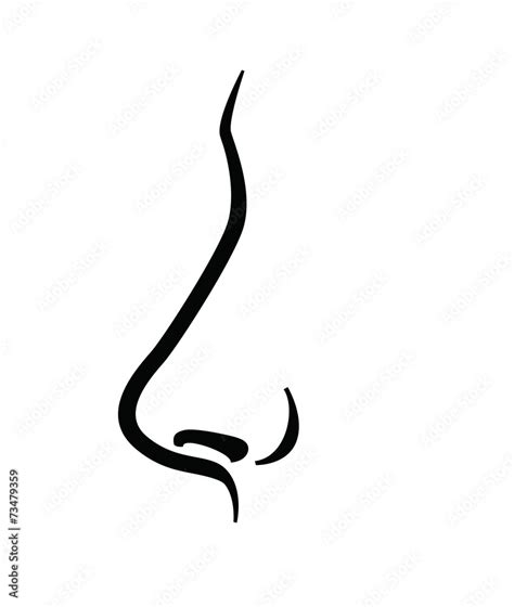 Nose Icon Stock Vector Adobe Stock