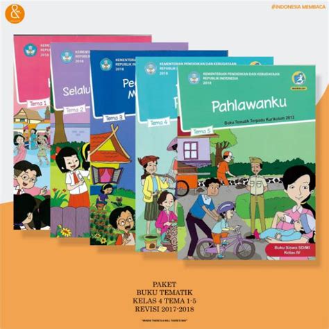 Jual Paket Buku Tematik Terpadu Kelas Tema Kurikulum Buku