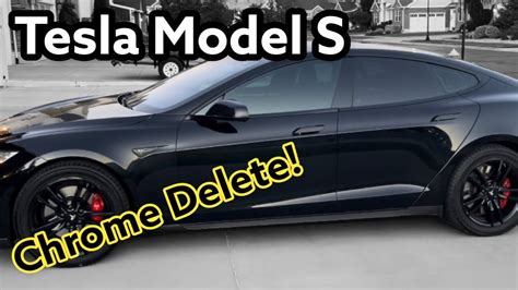 Chrome delete - Tesla Model S, chrome delete - plantecuador.com