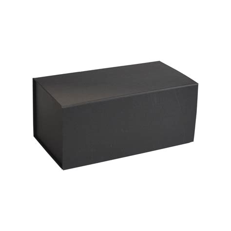 Boîte magnétique carton noir mat 22x11x10cm