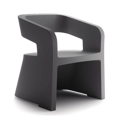 Contemporary Visitor Armchair Karla Sokoa Polyethylene White