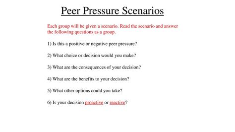 Lesson 2 Peer Pressure” Ppt Download