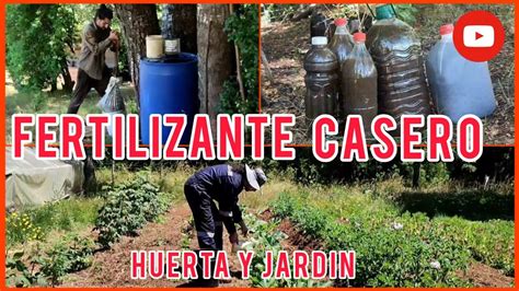 Cómo hacer FERTILIZANTE ORGÁNICO LÍQUIDO YouTube