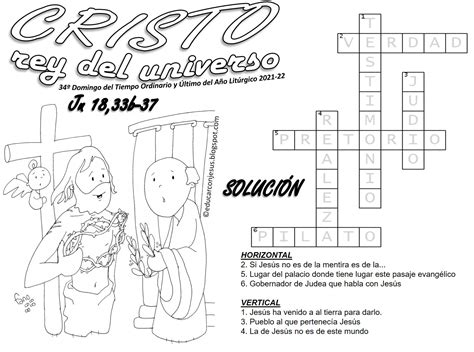 Cristo Rey Del Universo Ciclo B Marcos Soy Rey Educacion Religiosa