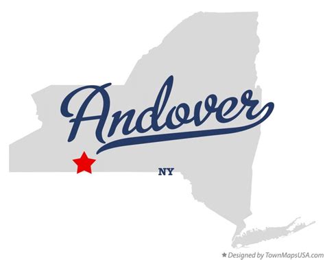 Map of Andover, NY, New York