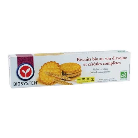 Biosystem Galletas Con Salvado De Avena Y Cereales Bio 132g PromoFarma