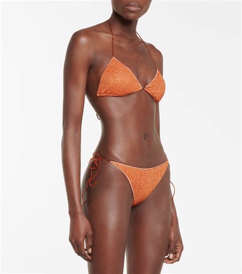 Buy Oseree Exclusive To Lumière Triangle Bikini Orange At 40 Off