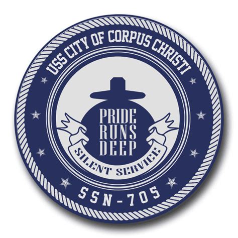 USS City Of Corpus Christi SSN 705 Decal US Navy Submarine Decals