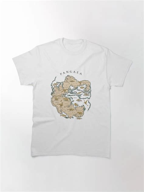 Map Of The Supercontinent Pangaea Classic T Shirt Sold By