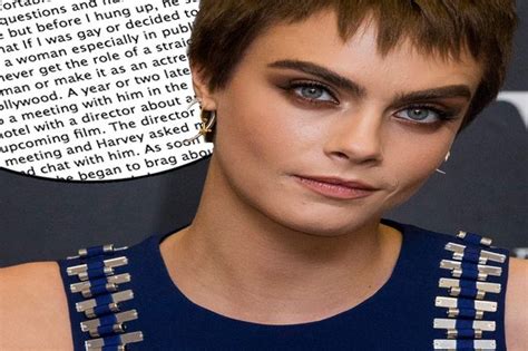 Cara Delevingne Claims Harvey Weinstein Wanted Her To Engage In A